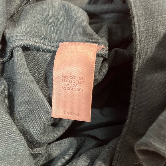 J. Jill Pure Jill Teal Green Valley Knit Jumpsuit Cropped Leg Belted Small - Picture 7 of 8